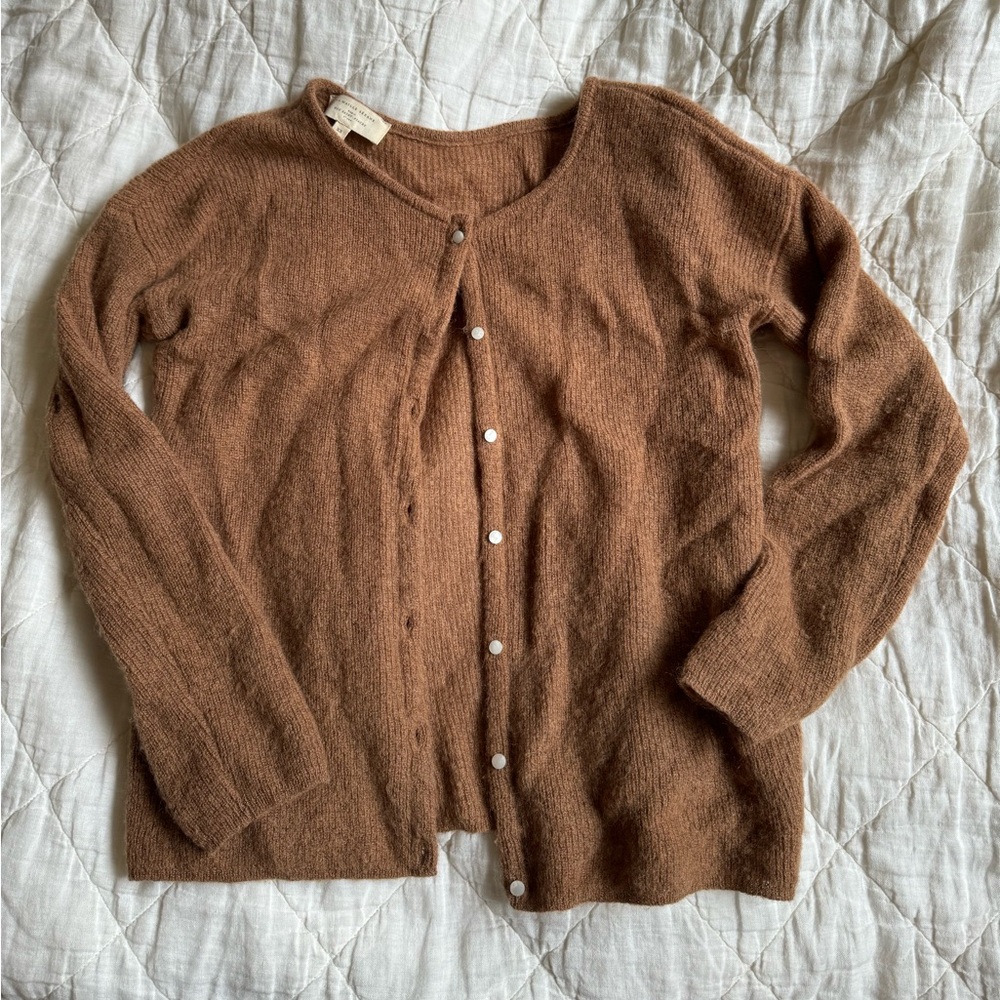 Gaspard Cardigan Sezane in Camel